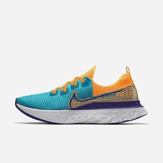 Adidasi Alergare Nike React Infinity Run Flyknit By You Barbati Albastri Portocalii | YRLD-47536